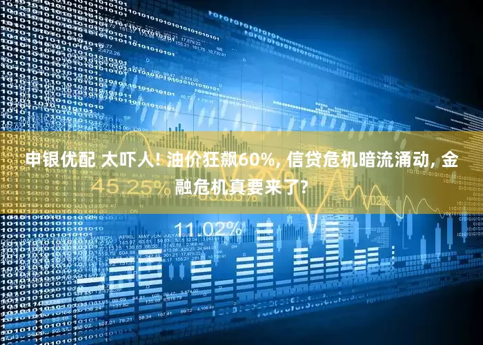 申银优配 太吓人! 油价狂飙60%, 信贷危机暗流涌动, 金融危机真要来了?